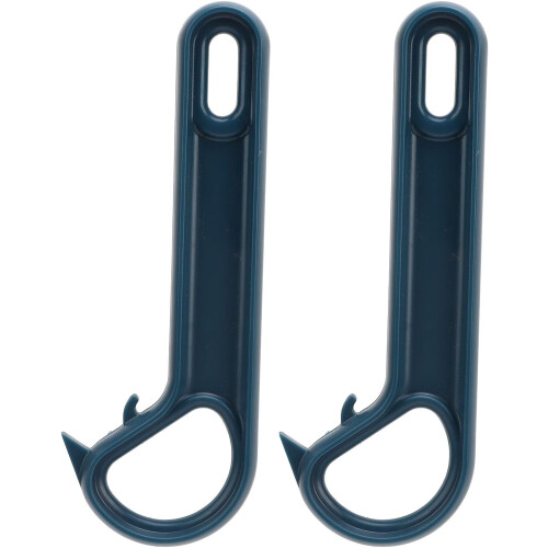 2 PCS Ring Pull Can Opener with Ergonomic Grip, ABS Easy Open Pop  Tool for Seniors, Blue 1