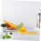Egg Slicer and Fruit Slicer Multipurpose Kitchen Tool with Quick Press for Custom Thickness Cutting 4