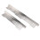 Küchenlückenabdeckung 35-70cm, Edelstahl, Silber 13