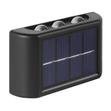 Solar Outdoor Lights IP65 Waterproof LED Wall and Fence Lighting with Auto Sensor for Garden