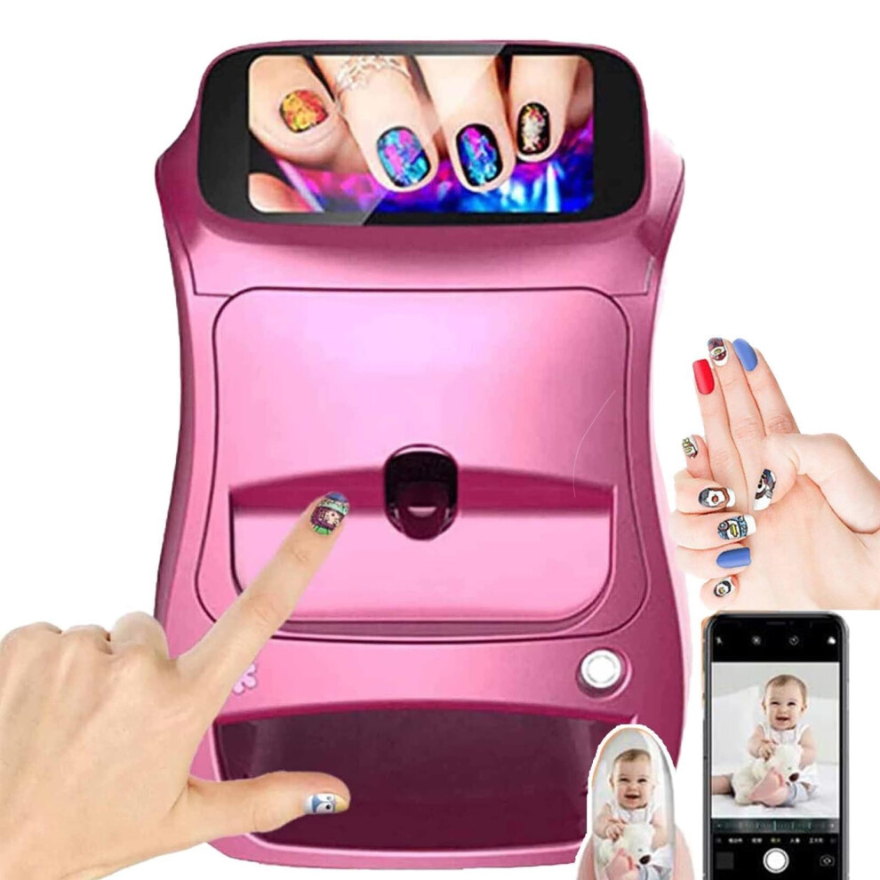 Digital Nail Art Printer 1200 DPI  Resolution with 30s FullPattern Printing for Salon and Home