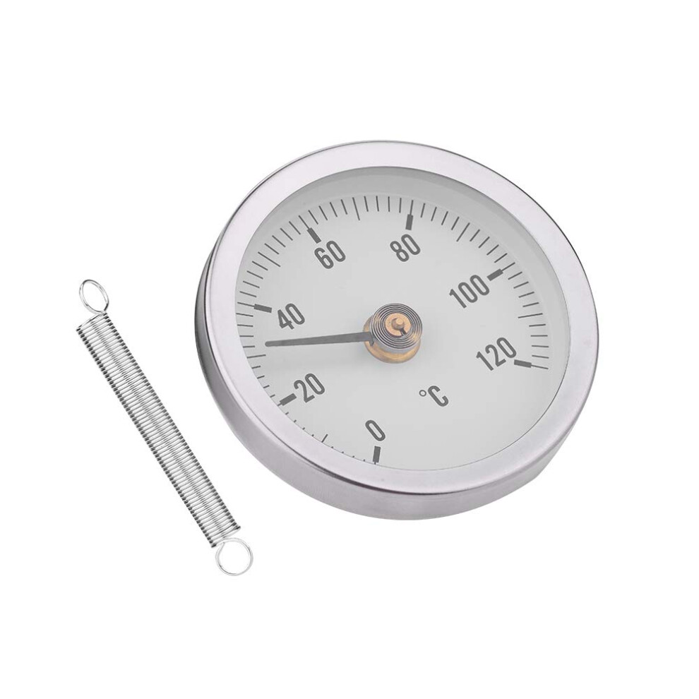 63Mm Ip55 Bimetal Pipe Surface Thermometer With Durable Spring For Oil And Power Plant Use 9070919664236