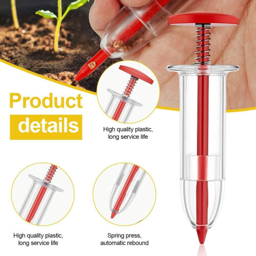 6Pack Mini Seed Sower Set for Small Seeds – Durable Garden Seeder Tool with Precise Distribution 1