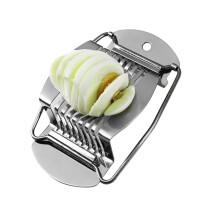 Stainless Steel Egg and Mushroom Slicer Set of 3 with Ergonomic Grip for Kitchen Fruits and More