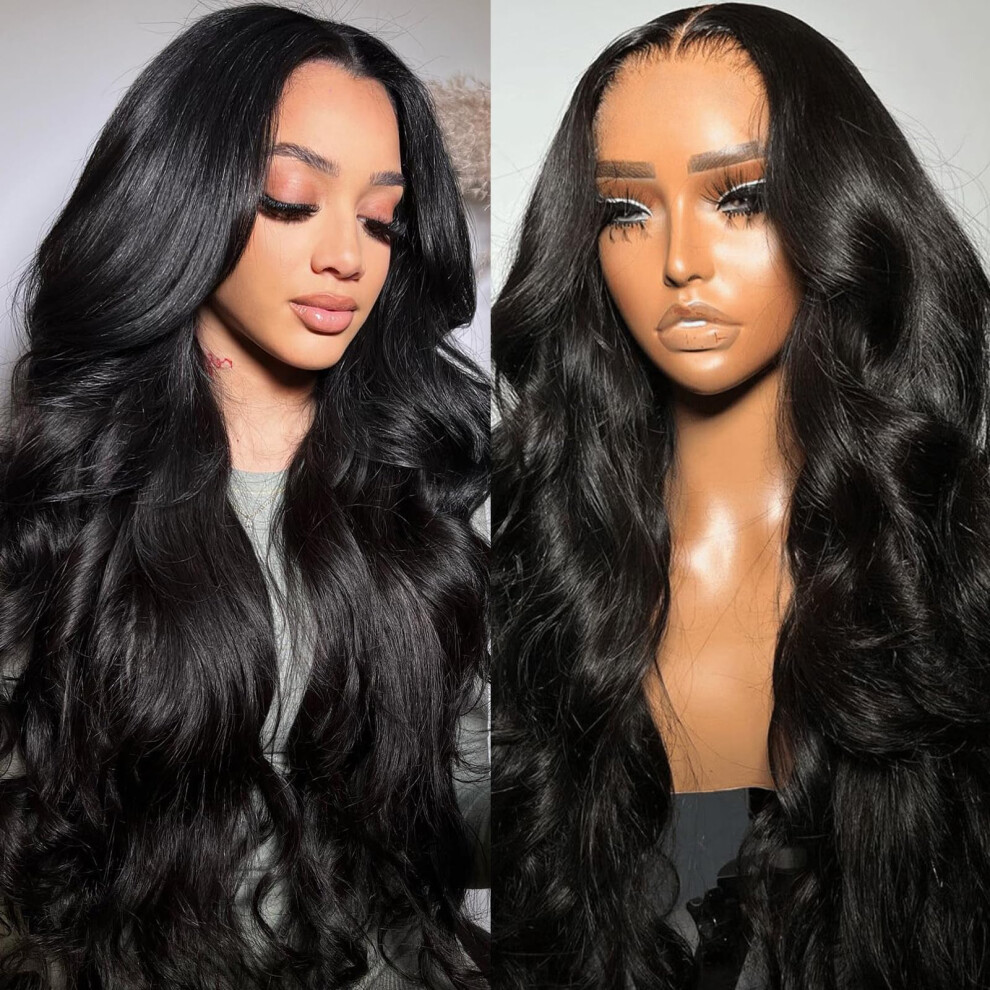 HD Lace Front Wig 13x6 Brazilian Virgin Human Hair Body Wave 250 Density Natural Hairline 18 Inch