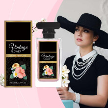 Travel Size Perfume 50ml Black Bottle Gift Set for Women Long Lasting Fragrance Multiple Scents