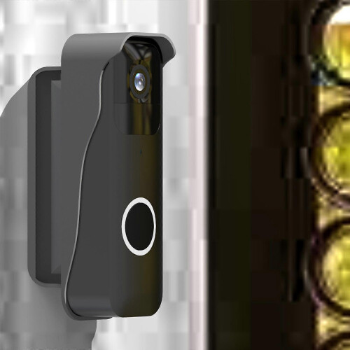 Universal Doorbell Holder με ρυθμιζόμενη γωνία θέασης χωρίς τρυπάνι Ρυθμιζόμενη βάση κουδο 1