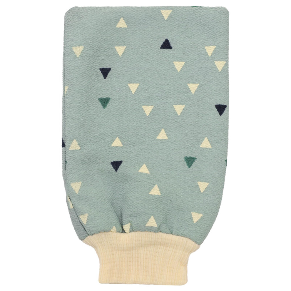 Green Exfoliating Gloves Body Scrub Mitt For Deep Skin Exfoliation And Sensitive Skin Care 1Pc