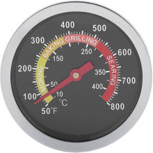 Para Weber Genesis Grills, termómetro de churrasco em aço inoxidável entre 50-800 graus para