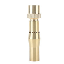 Brass Flower Column Fountain Nozzle Head, Elegant Wide Spray for Garden Pond G1in Thread