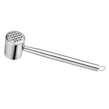 Stainless Steel Meat Tenderizer Mallet with Ergonomic Grip for Steak Chicken Beef Kitchen Use