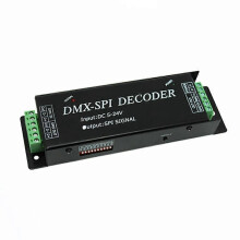 For Ws2811 Ws2812 DMX til SPI dekoder 10 forskellige pixel-IC'er via dip-kontakten til LED-lys