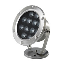Underwater LED Pond Light IP68 Waterproof 48W Green 304 Stainless Steel Fountain Spotlight 180 Adjustable