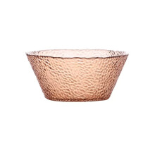 Large Glass Salad Serving Bowl with Curved Shape, Stackable and Dishwasher Safe for Fruits and Pasta