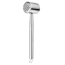 Stainless Steel Meat Tenderizer Mallet with DualSided Surface for Beef Chicken Pork