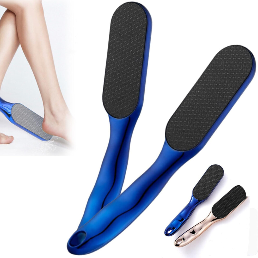 Nano Glass Foot File Callus Remover for Dead Skin, Wet and Dry Pedicure Scrubber 2pcsA
