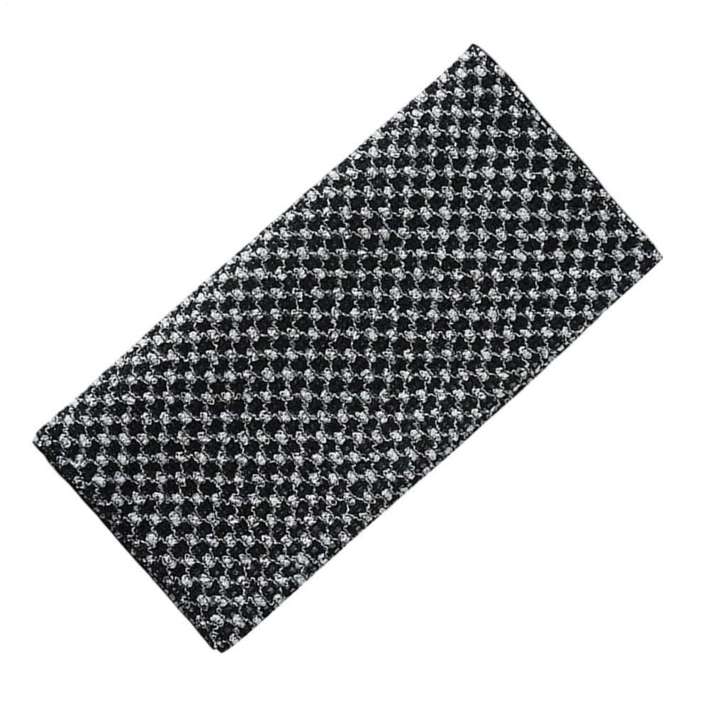 Black Exfoliating Shower Towel With Long Reach Design For Deep Cleansing And Gentle Body Scrubbing