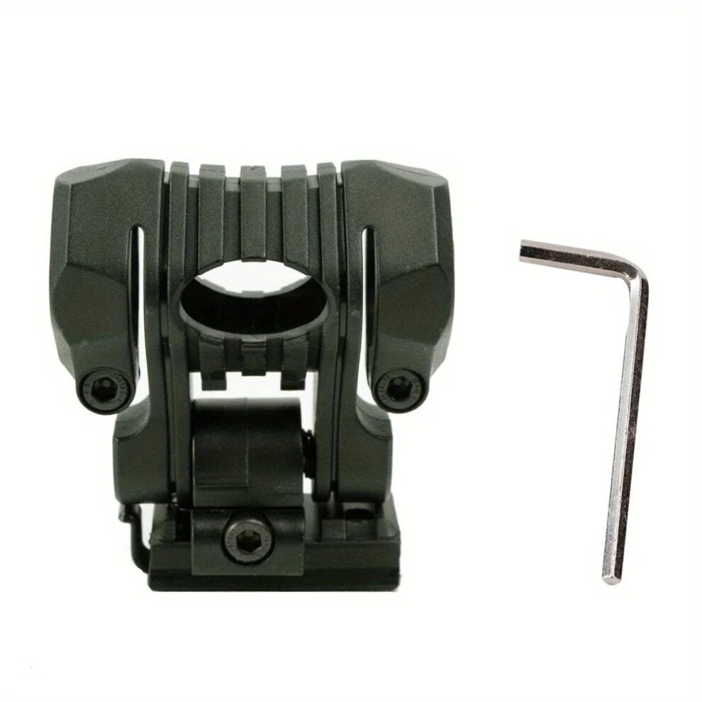 Helmet Flash Mount 25Mm Multiangle Quick Release Rail Compatible Holder For Fast Helmets Od Light 9113335352445