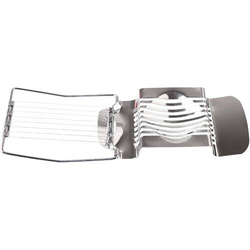 Stainless Steel Egg Slicer with Sharp Wire for Easy Egg Cutting, Mirror Polished Kitchen Tool 1