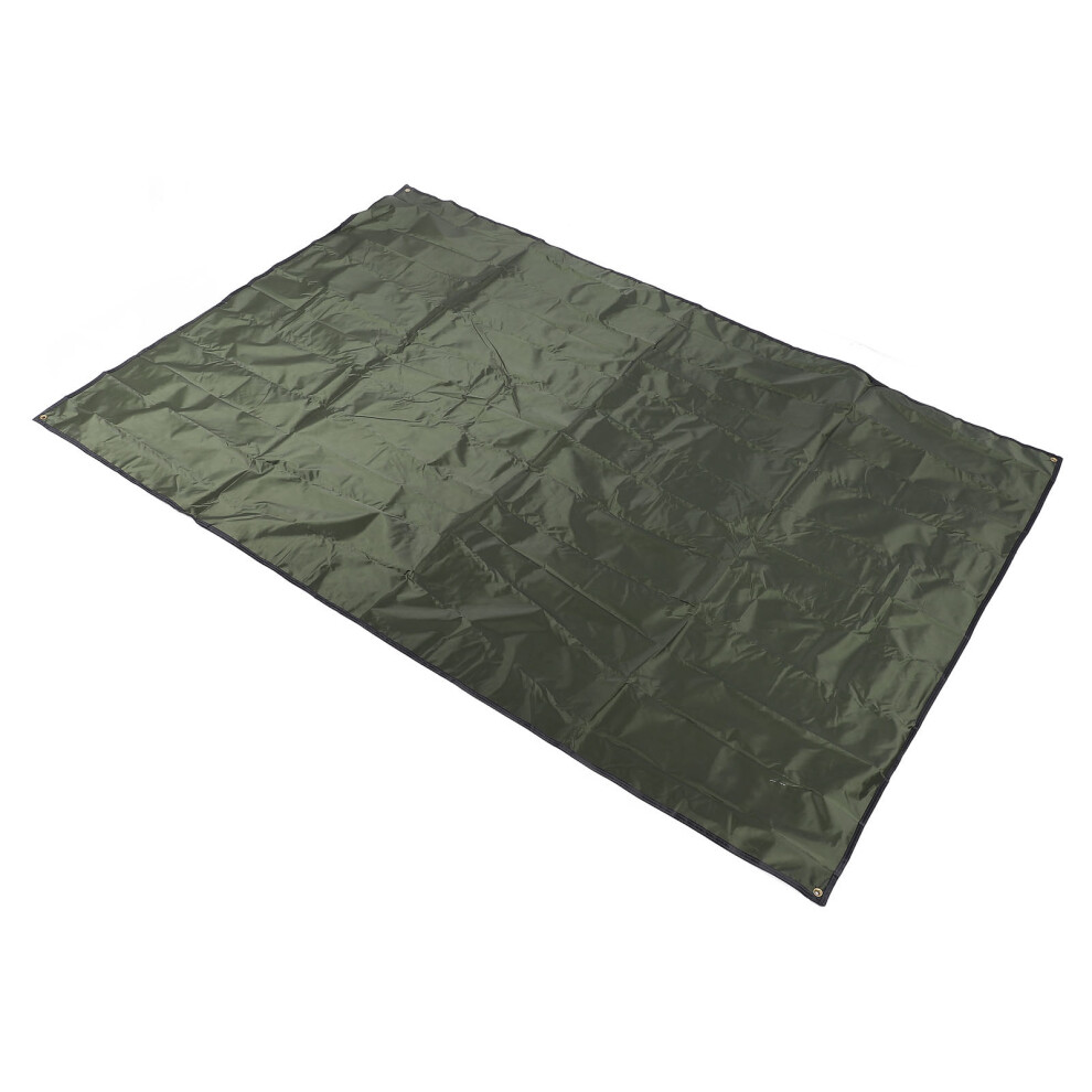 Green Od Camping Tarp Water Proof Beach Mat 220X180cm With Storage