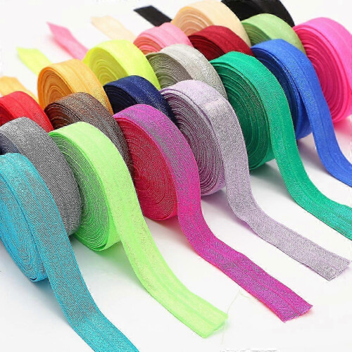 15mm Multicolor Spandex Elastiekband 25-26s 2