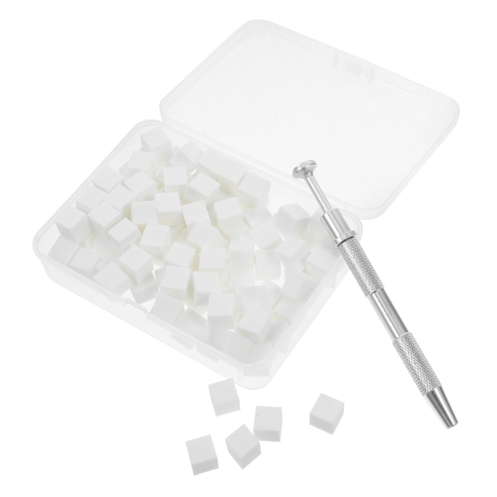 Nail Art Sponge Tool with Handle for Easy Gradient Effects, Ombre Nail Kit for Beginners