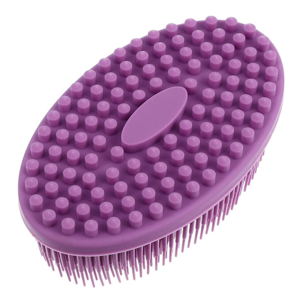 Silicone Bath Scrubber with Gentle Exfoliation and Massage, Soft Shower Brush for Sensitive Skin