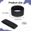 15 stk. Sorte armbind Sørgeelastik Kaptajn-armbind for fodbold Yoga Skydsport 2