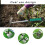 Weed Puller with Ergonomic AntiSlip Handle, Heavy Duty Garden Root Remover for Effortless Weeding 2