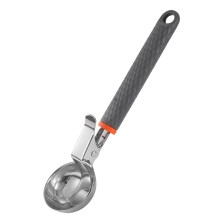 Stainless Steel Ice Cream Scoop with Trigger, Ergonomic Comfort Grip, OneHand Dessert Tool
