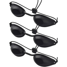3 lunettes UV protectrices, adaptées au traitement laser UV IPL, lunettes noires de protection, adaptées aux salons de beauté ou à la maison
