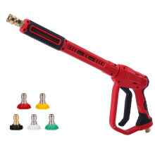 Pressure Washer with 5 Nozzle Tips, Adjustable Spray Modes and Extended Reach Wand for Garden
