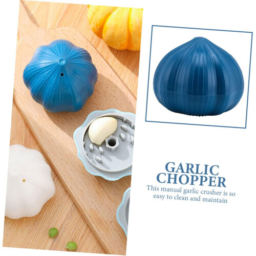 Manual Garlic Press with Ergonomic Comfort Grip, Compact EasytoClean Mincer for Kitchen Use 2
