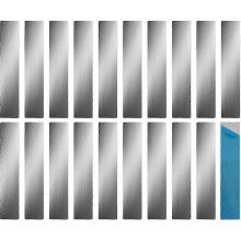 20-teilige Klebeplatten aus Metall für Magnetmontage mit starker Kleberückseite für Magnete auf Nicht-Steh