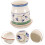 Ceramic Utensil Holder Chopstick Drying Rack Elegant Design Easy to Clean Kitchen Tableware Organizer 2