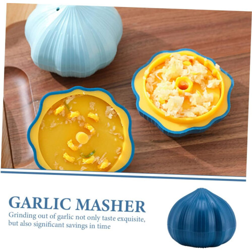 Garlic Press Ergonomic Comfortable Grip Easy Clean Manual Crusher Compact Mincer for Kitchen 2