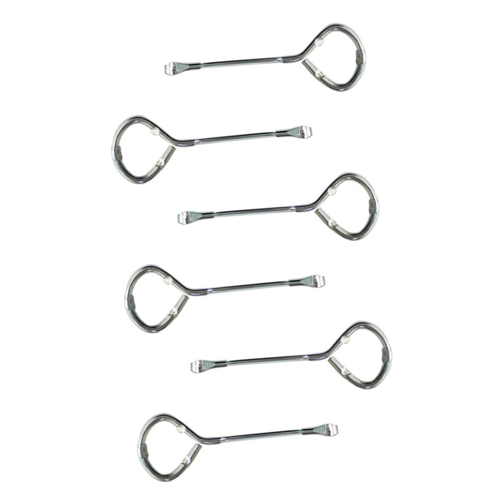 6Pcs Heavy Duty Paint Can Opener Tool Set With Ergonomic Grip, Multifunctional Bucket Lid Remover For Cans And Bottles 9113335355460