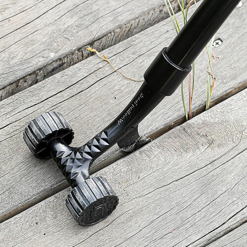 Garden Weed Puller with Wheels, Ergonomic StandUp Weeding Tool for Cracks and DeepRoot Removal 2