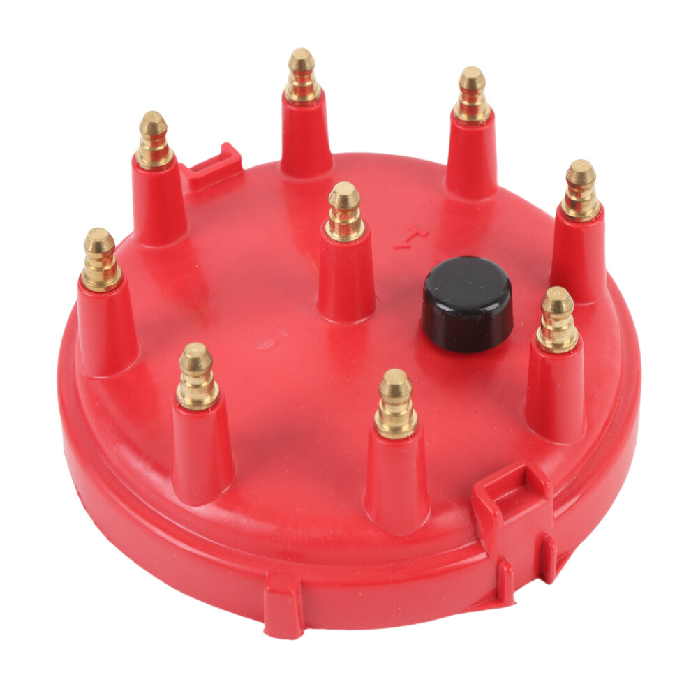 Dc12v Brass Terminal Distributor Cap Rotor Kit For V8 5.0L 5.8L Red 4611383190217