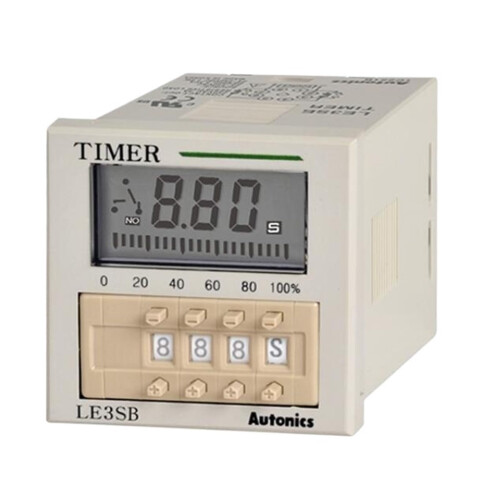 Digital Timer 3Digit 7Segment LCD 24240V AC/DC Industrial Timing Controller for Accurate Automation