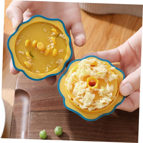 Manual Garlic Chopper Ergonomic Grip Compact Kitchen Gadget for Uniform Mincing and Crushing 2