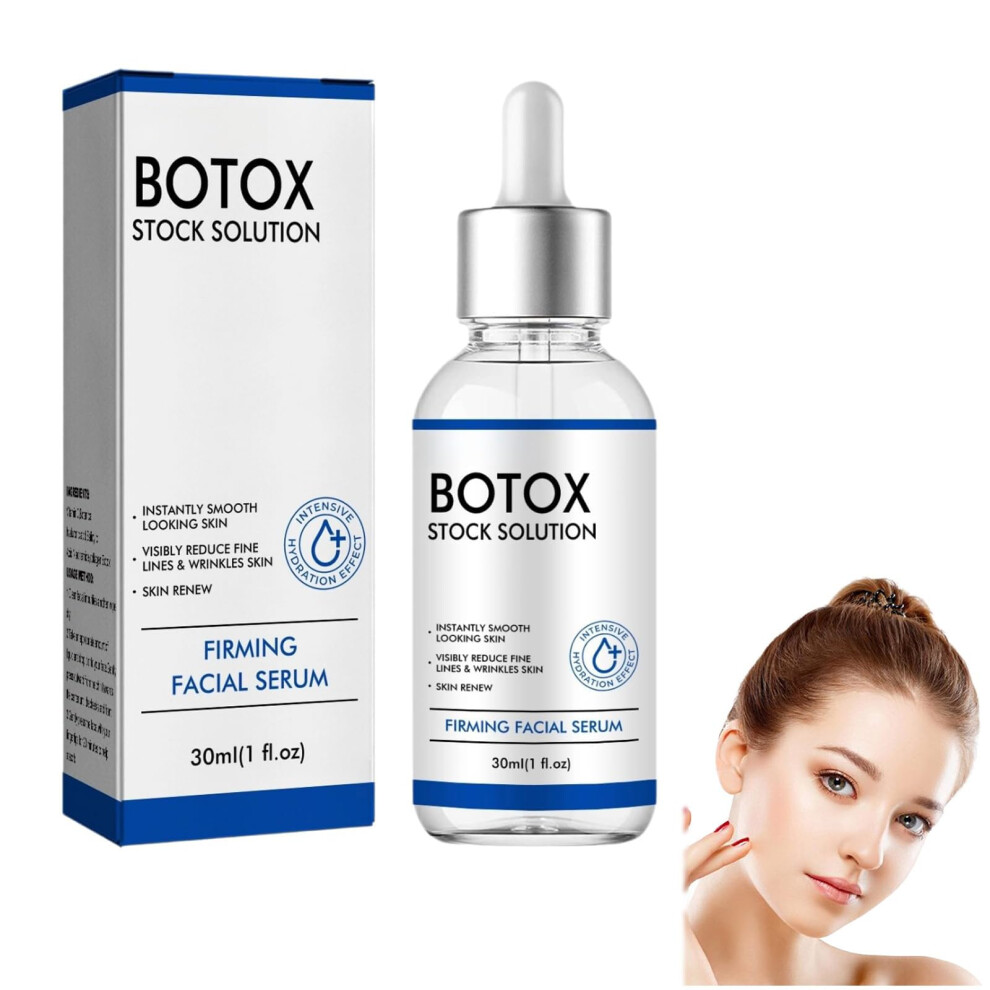 Anti Aging Firming Facial Serum for Mature Skin, Deep Hydration, Wrinkle Smoothing, 1PC