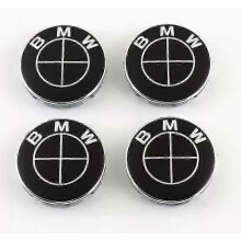 B04 - 68mm 4-pack Center Caps BMW Silver One Size