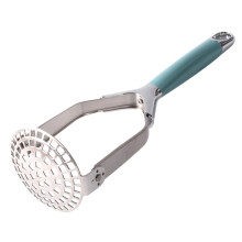 Stainless Steel Potato Masher with Ergonomic Handle for Vegetables and MultiFunction Kitchen Use