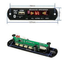 USB MP3 Modul Bluetooth 12V MP3 WMA Decoder Board Audiomodul FM AUX USB TF Radio für Autofernbedienung