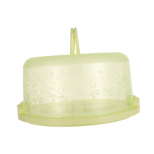 Leakproof Cake Carrier with Lid for 10Inch Cakes and Food Storage Green