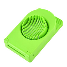 Egg Slicer Stainless Steel Wire Cutter for Hard Boiled Eggs, Strawberries and Mushrooms Green