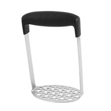 Stainless Steel Potato Masher with Uniform Hole Design for Baby Food, Avocado and Beans