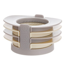 3in1 Stainless Steel Egg Slicer and Cutter for Precision Fruit and Veggie Slicing, Dishwasher Safe