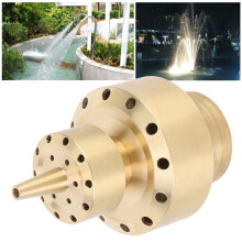 Copper Fountain Spray Nozzle for Garden Water Fountain, MultiPattern Landscape Decoration
